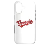 Custodia per iPhone 17 Vintage Georgia Script Classic Embroidered Style
