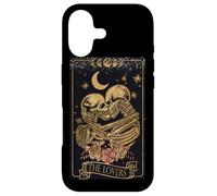 Custodia per iPhone 17 Vintage Goth Tarot Card The Lovers Dark Academia Aesthetic