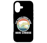Custodia per iPhone 17 Vintage Il mondo ha bisogno di più Brie Cheese Retro Food Lover