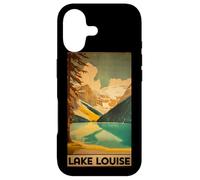 Custodia per iPhone 17 Vintage Parco Poster di Lake Louise