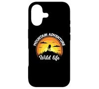 Custodia per iPhone 17 Vintage Retro Mountains Outdoor Wildlife Mountain Adventure