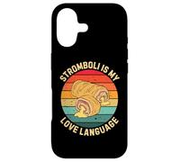 Custodia per iPhone 17 Vintage Stromboli è il mio linguaggio d'amore Stromboli Food Lover