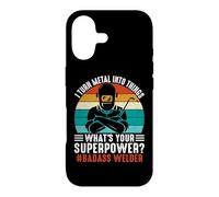 Custodia per iPhone 17 Vintage What's Your Superpower Welder Funny Welders Welding