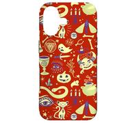 Custodia per iPhone 17 Vintage Witchy Halloween Pattern Boho Spooky Tarocchi Design