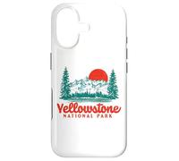 Custodia per iPhone 17 Vintage Yellowstone Mountains Scene 80's