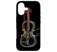 Custodia per iPhone 17 Violino retrò Schizzo Fiddle Cordofono