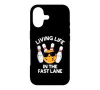 Custodia per iPhone 17 Vivere come nella corsia di sorpasso Divertente gioco di parole da bowling