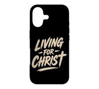 Custodia per iPhone 17 Vivere per Cristo Gesù Credente Cristiani Fede Religione