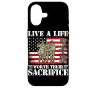 Custodia per iPhone 17 Vivi una vita degna del loro sacrificio