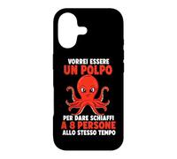 Custodia per iPhone 17 Vorrei essere un polpo Umorismo marino