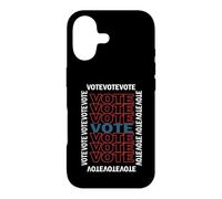 Custodia per iPhone 17 Vote Red White Blue Retro Voter Voting Election 2026
