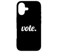 Custodia per iPhone 17 Vote Text Design White Font