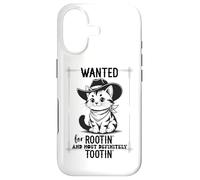 Custodia per iPhone 17 Wanted for Rootin Most Definitely Tootin Cowboy Cat Farting