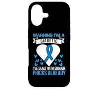 Custodia per iPhone 17 Warning I'm A Diabetic I've Dealt With Enough Pricks Already
