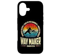 Custodia per iPhone 17 Waymaker Promise Keeper Miracle Worker Christian men