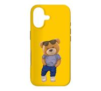 Custodia per iPhone 17 Wear Cool Teddy Bear Fashion Guy Cartoon Graphic Designs Fun