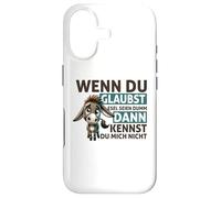 Custodia per iPhone 17 Wenn Du Glaubst Esel Seien Dumm Dann Kennst Du Mich Asino