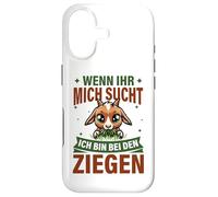 Custodia per iPhone 17 Wenn Ihr Mich Sucht Ich Bin Bei Den Ziegen Capra Capre