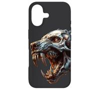 Custodia per iPhone 17 Werewolf Skull For Wolf Lover Skeleton Face For Halloween