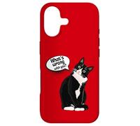 Custodia per iPhone 17 What is wrong with you? Cat Funny Humor