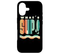 Custodia per iPhone 17 What's SUP Surf Stand Up Paddle Board Vintage Supboard