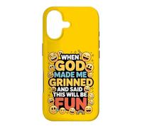 Custodia per iPhone 17 When God Made Me Grinned This Will Be Fun Christian