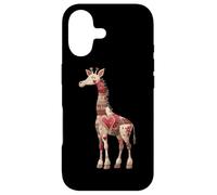 Custodia per iPhone 17 Whimsical Love Giraffe Patchwork Cuori