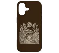 Custodia per iPhone 17 Whimsy Goth Fairycore Witchy Frog Mushroom Moon Vintage