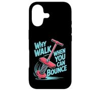 Custodia per iPhone 17 Why Walk When You Can Bounce Maestro del Pogo Stick -