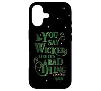Custodia per iPhone 17 Wicked Elphaba You Say Wicked Like It’s A Bad Thing