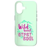Custodia per iPhone 17 Wild Heart Gypsy Soul Boho Mountain Nature Design