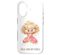 Custodia per iPhone 17 Wild Like My Curls Cute Girl Capelli ricci Wild Hair bambino