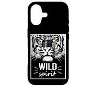 Custodia per iPhone 17 Wild Spirit Tiger Quotes Summer Illustration Graphic Design