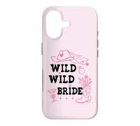 Custodia per iPhone 17 Wild Wild Bride Bachelorette Cowgirl Cute Pink Bridal Cowboy