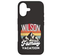 Custodia per iPhone 17 Wilson Family Vacanza Montagna Retro Tramonto Corrispondenza