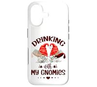 Custodia per iPhone 17 Wine Lover Gnomes - Drinking With My Gnomies - Funny Gnome