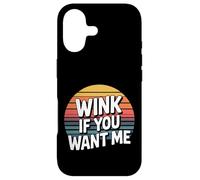 Custodia per iPhone 17 Wink If You Want Me Flirty schiaccia l'attenzione -