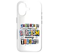 Custodia per iPhone 17 Witty Sarcasm Molti Talenti Detto Umoristico