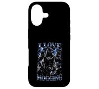 Custodia per iPhone 17 Wolf Love Mogging Divertente Gen-Z Meme