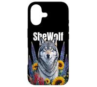 Custodia per iPhone 17 Wolf Mom "SheWolf" Ragazza che ama i lupi figlia femminista