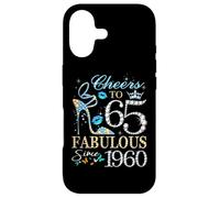 Custodia per iPhone 17 Womens Cheers to 65 Years Old EST 1960 65th Birthday Queen