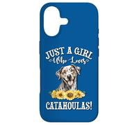 Custodia per iPhone 17 Womens Flowers Just A Girl Who Loves Catahoula Leopard Dogs