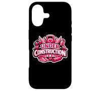 Custodia per iPhone 17 Womens Under Construction Gym Workout Excercise Girl Citazione