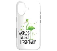 Custodia per iPhone 17 World's Tallest Leprechaun St Patricks Flamingo Shenanigan