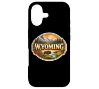 Custodia per iPhone 17 Wyoming Souvenir Stato Visitatore Memorabilia Viaggiatore Turistico