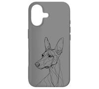 Custodia per iPhone 17 Xoloitzcuintli Xolo Dog Line Art Minimalista Mamma Papà