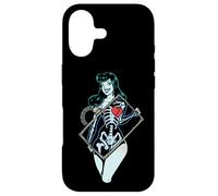 Custodia per iPhone 17 XRAY Tecnico Pin-up Goth Girl Zombie Love You Radioactive