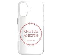 Custodia per iPhone 17 Xristos Anesti - Jesus Christ Resurrection Easter Greek
