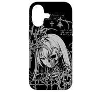 Custodia per iPhone 17 Y2K Grunge Anime Goth Alt Sigilism Japanese Zombie Graphic