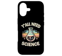 Custodia per iPhone 17 Y'all Need Science Divertente gioco di parole scientifico vintage